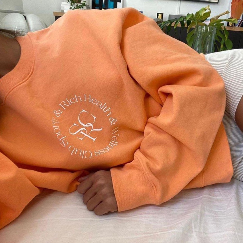 Sporty & Rich embroidered-logo sweatshirt